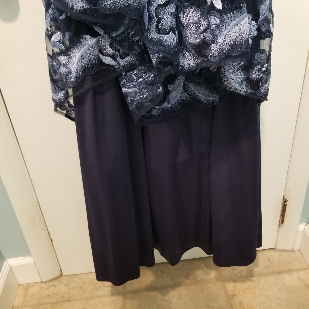 (PRICE IS FIRM!)David's Bridal Off The Shoulder Maxi Gown - Picture 9 of 10